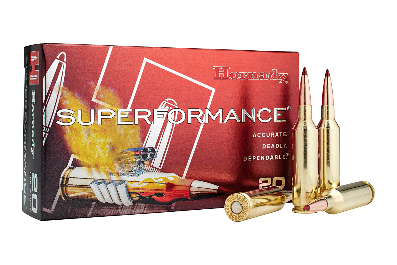 HORNADY 22 Creedmoor 65gr CX Superformance 20/Box